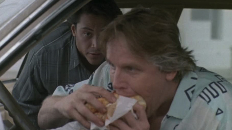 Keanu and Gary Busey in Point Break