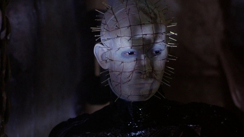 hellraiser cenobite pinhead in shadows