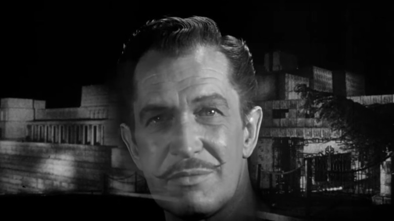 Vincent Price ghostly face House on Haunted Hill
