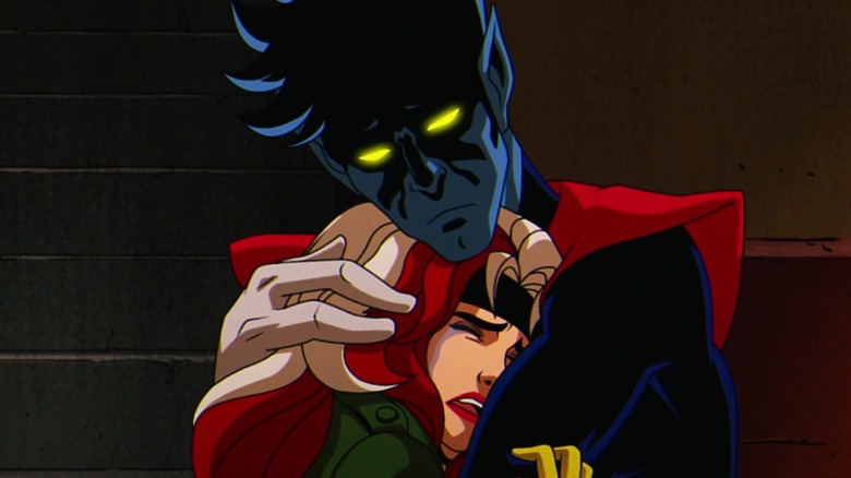 X-Men '97 - Nightcrawler hugging Rogue as she cries