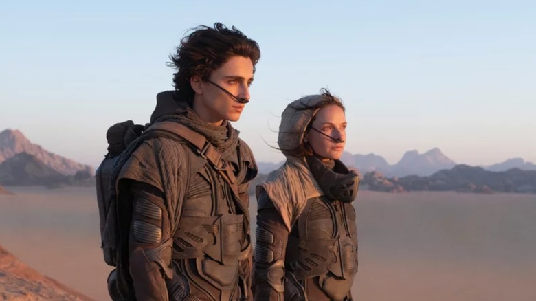 Timothee Chalamet, Rebecca Ferguson, Dune