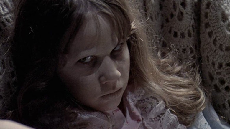 Linda Blair glaring