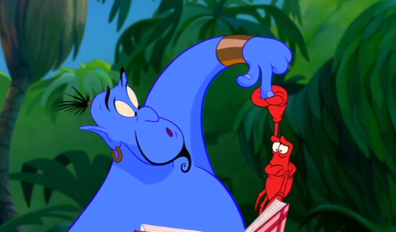 Aladdin's Genie and Sebastian