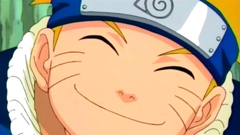 Naruto smiling in Naruto