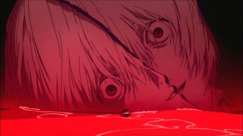 End of Evangelion Lilith's head broken in two