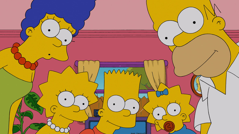 The Simpsons family in The Simpsons