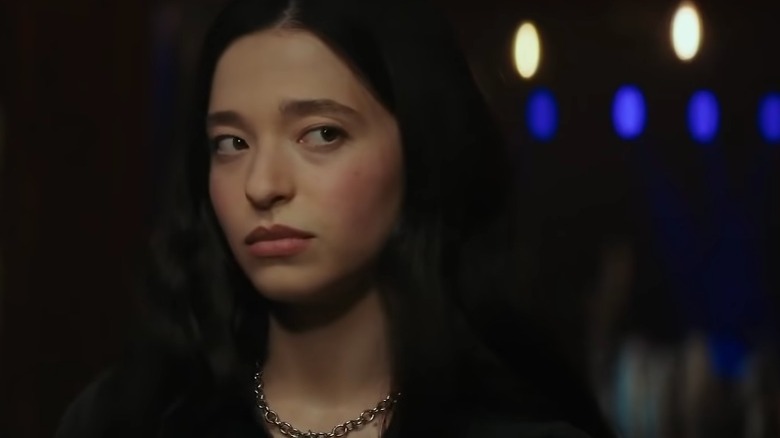 Amber suspicious glance