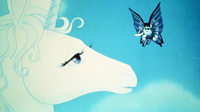 The Last Unicorn and the butterfly