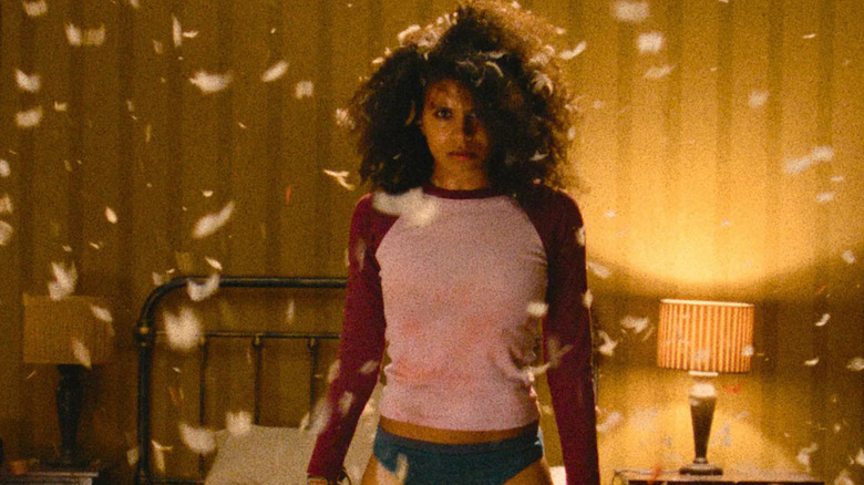 Asia is always dressed for battle in They Will Kill You