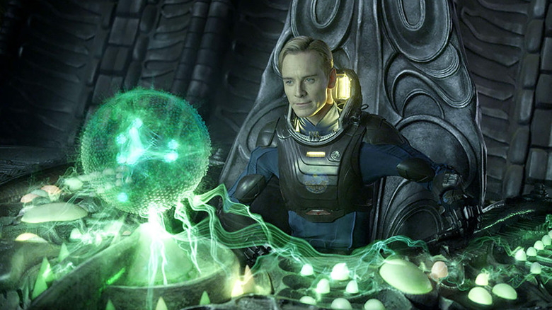 David looking at a digital map in Prometheus