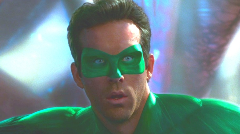 Green Lantern looking shocked