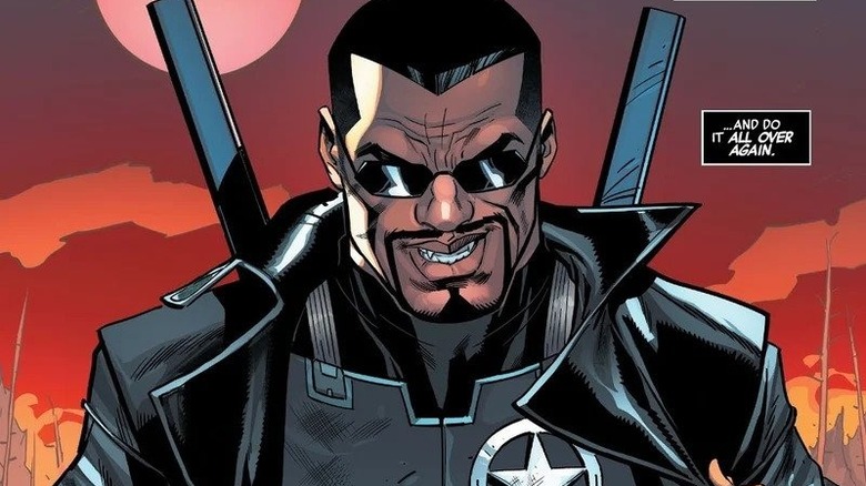 Blade smirking