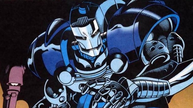 Max Lord's metal body