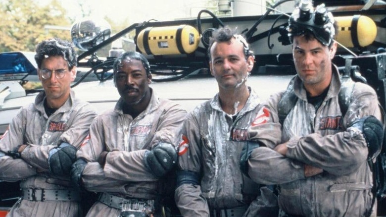 Ghostbusters Ecto-1 Egon Spengler Harold Ramis Winston Zeddemore Ernie Hudson Peter Venkman Bill Murray Ray Stantz Dan Aykroyd