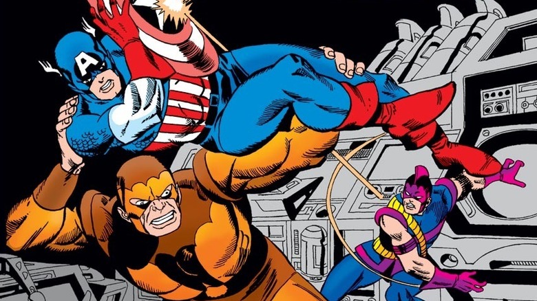 Captain America Power Man Erik Josten Swordsman Jacques Duquesne