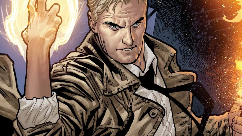 John Constantine conjures fire