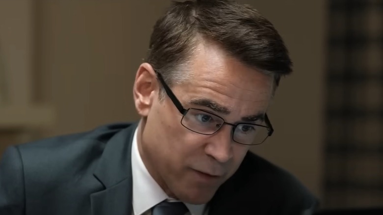 Colin Ferrell as John Volanthen, making tough decisions