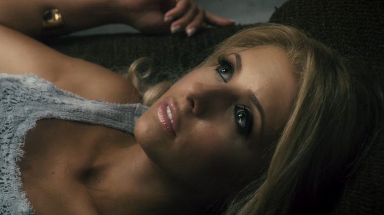 Sarah Michelle Gellar as Krysta Now looking away dreamily in Southland Tales