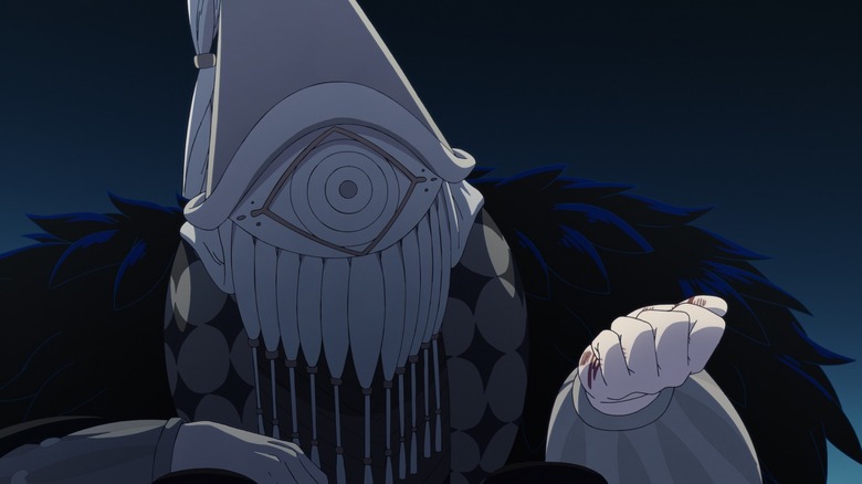 A Brimmed Cap doing some spooky magic in Witch Hat Atelier