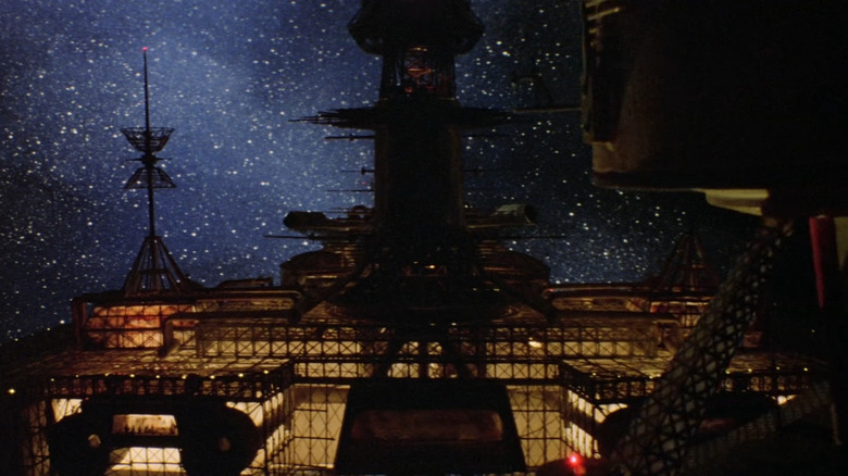 The USS Cygnus in outer space in The Black Hole