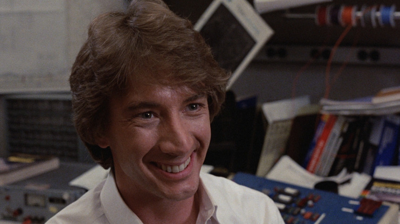 Martin Short as Jack Putter grinning in Innerspace