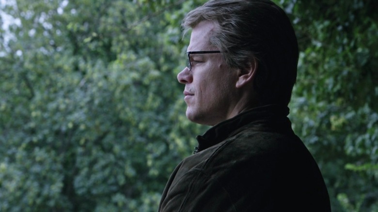 An older Watney contemplates his life in The Martian