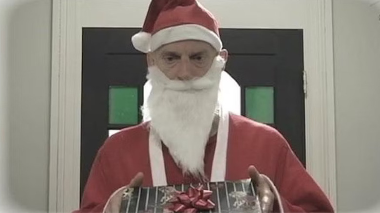 Christopher Lloyd appears as one of the numerous Santa Clauses in Charlie Kelly's home in "A Very Sunny Christmas"
