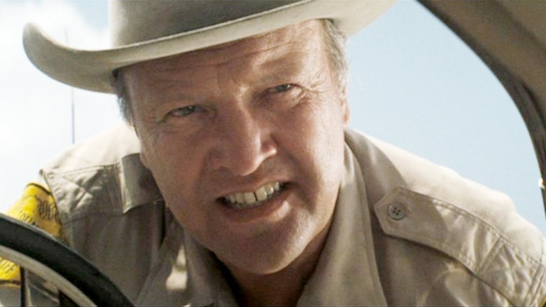 James Dickey as the sheriff in Deliverance