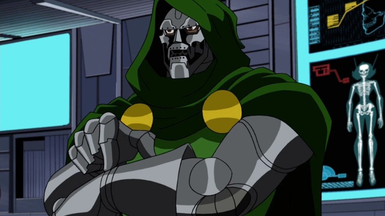Close-up of Doctor Doom in Avengers: Earth's Mightiest Heroes