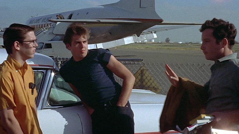 Richard Dreyfuss as Curt Henderson bids his friends farewell in American Graffiti