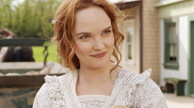 Morgan Kohan's Lillian Walsh smiles in closeup in When Hope Calls