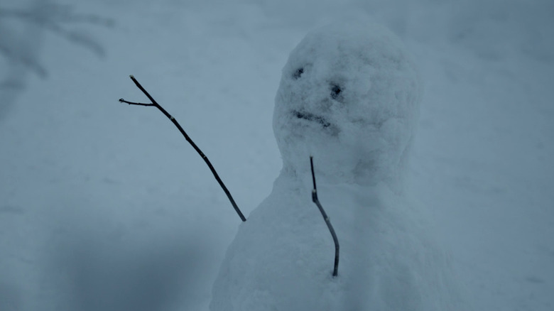 A snowman is seen in The Snowman