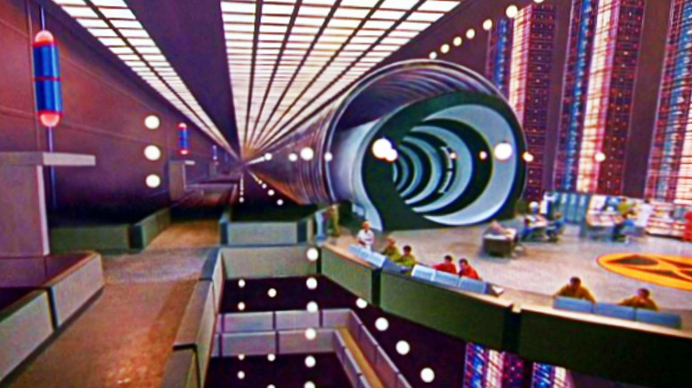 A wide shot of the Time Tunnel complex in The Time Tunnel