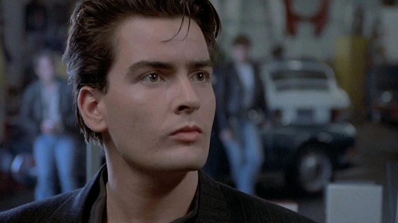 Charlie Sheen looks boyish and bad as Ted Varrick in No Man's Land