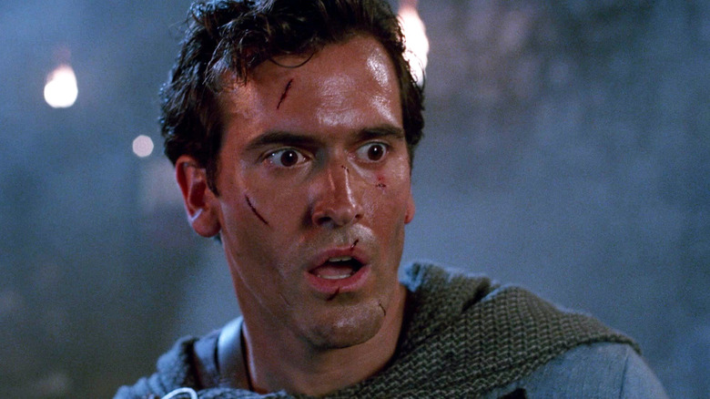 Bruce Campbell as Ash Williams in Army of Darkness