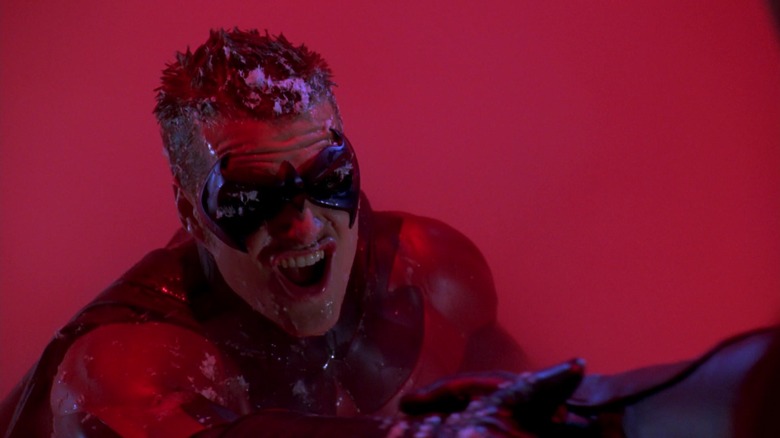 Robin, freshly thawed out, in Batman & Robin