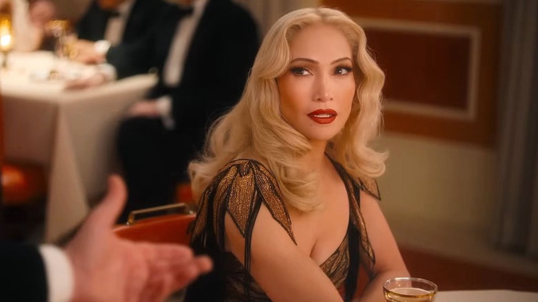 Jennifer Lopez gets a hand as Aurora in Kiss of the Spider Woman