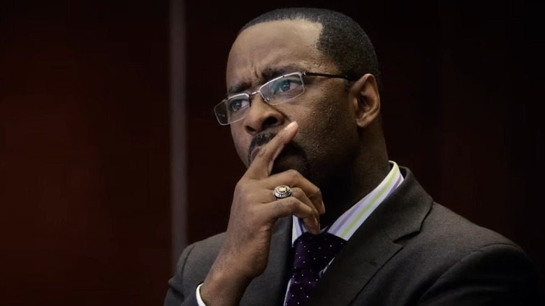 FBI assistant director Standford Wedeck looking thoughtful on FlashForward