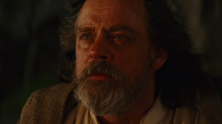 Old Luke Skywalker in Last Jedi