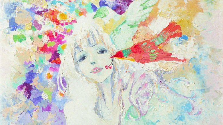 Jeanne in beautiful water colors in Belladonna of Sadness