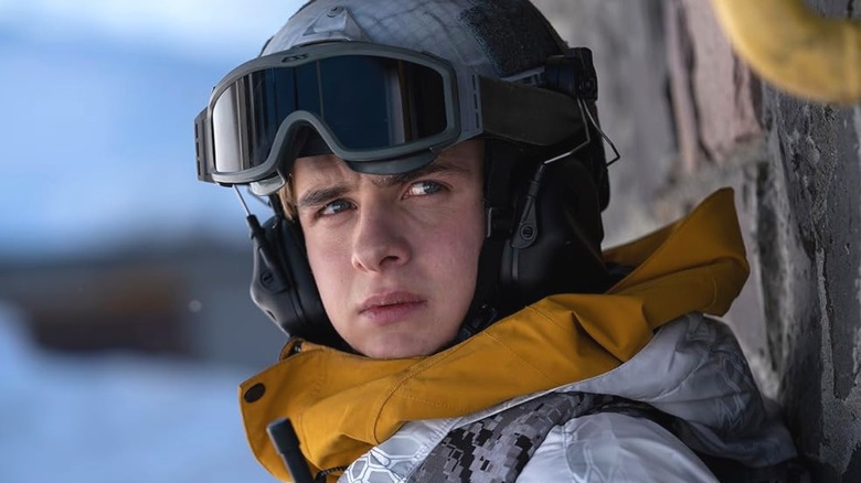 Alex looks troubled while he is forced to go undercover in Alex Rider