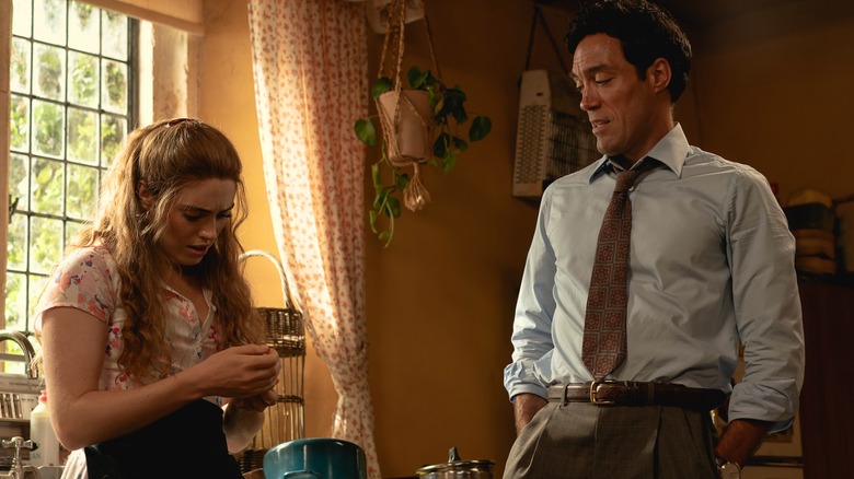 Taggie and Rupert share an obstacle-laden age-gap relationship in Rivals