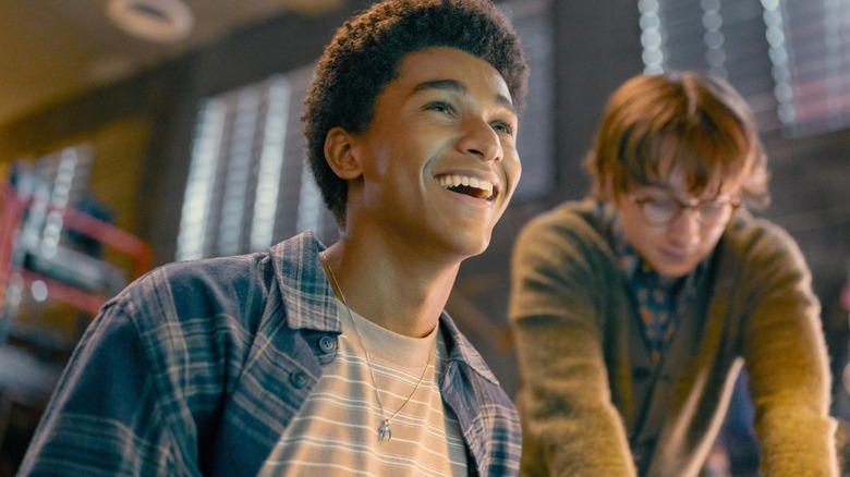 Mickey looks happy while hanging out with Arthur in Harlan Coben's Shelter