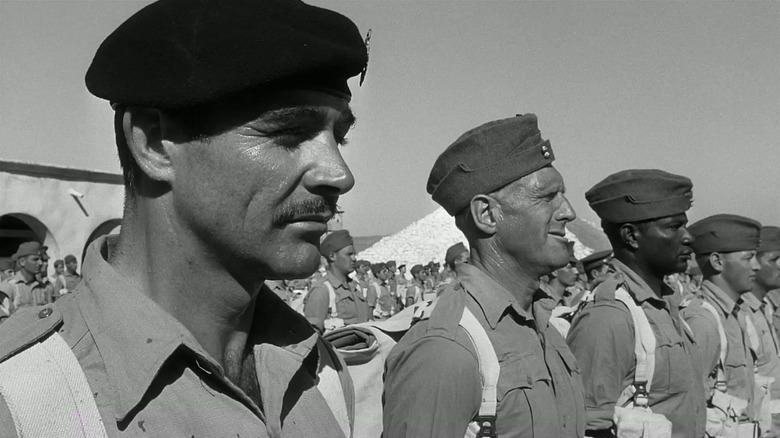 Joe Roberts from Sean Conneri lined up with his fellow prisoners in Hill
