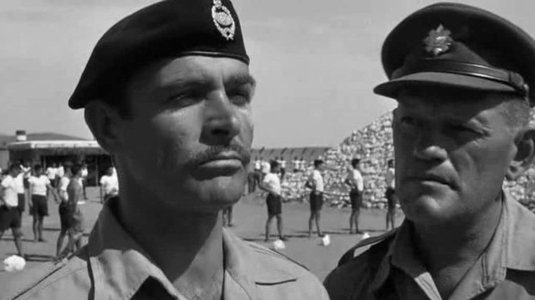 Sean Connery with BAFTA-nominated Harry Andrews in The Hill