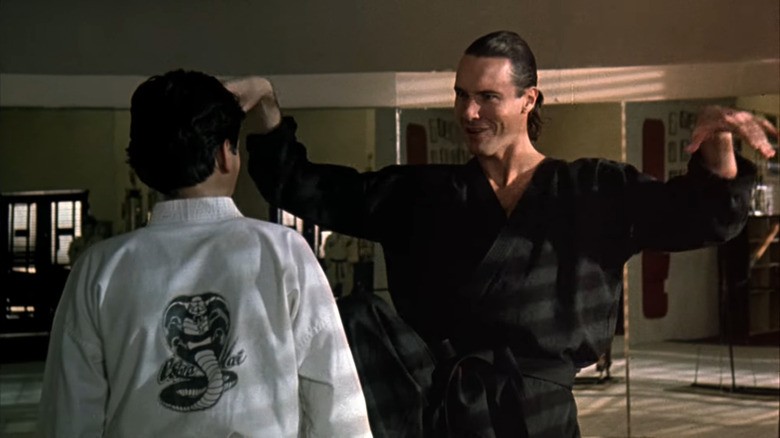 Ralph Macchio and Thomas Ian Griffith in The Karate Kid Part III