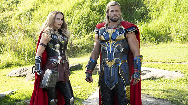 Jane Foster and Thor in Thor: Love and Thunder