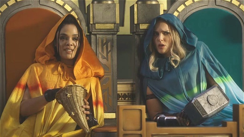 A still from Thor: Love and Thunder