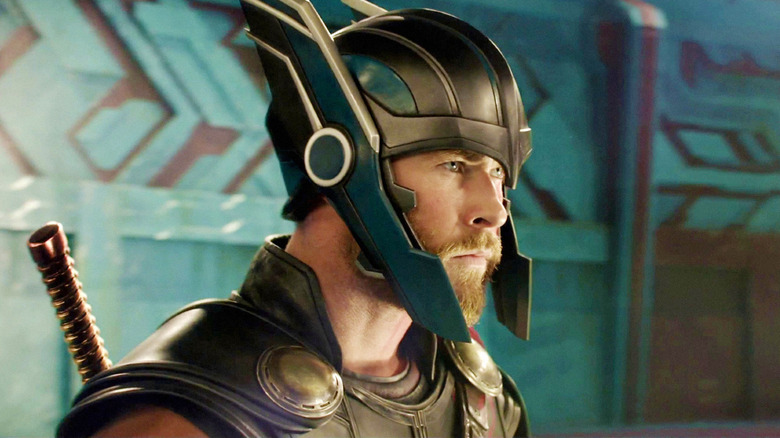 Thor prepares for battle in Thor: Ragnarok