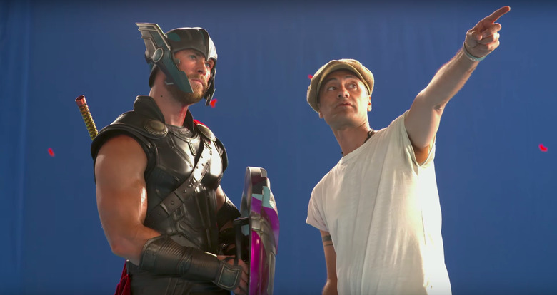 thor ragnarok behind the scenes